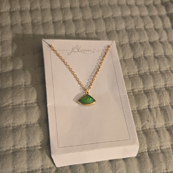 bloom Jewelry - bloom Gold and Green Necklace